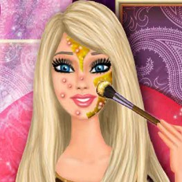 barbie makeup in hindi