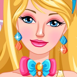 barbie facial and dress up games